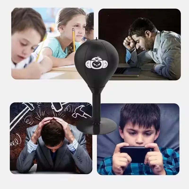 Punchpro Mini™ – Desktop Boxing Speed Ball for Stress Relief & Fun Anywhere